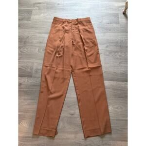 NWT Inserch size 34 brown pleated front dress pants